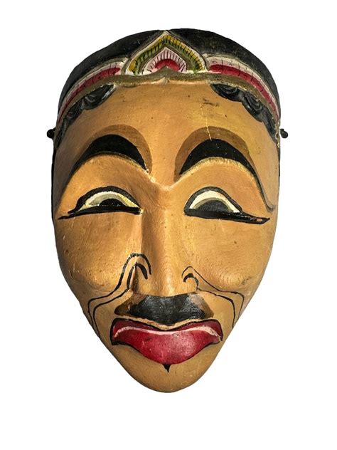 Old Javanese Dance Topeng Mask Javanese Dance Topeng Mask