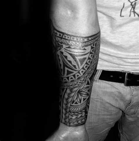 60 Tribal Forearm Tattoos For Men Manly Ink Design Ideas