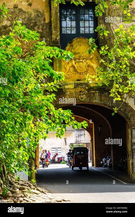 The Walled Town With It S Dutch Fort Ramparts And Bastions Galle Sri