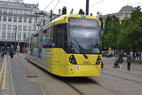 Manchester Metrolink Tram 3145 Manchester A Photo On Flickriver