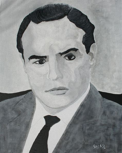 Marlon Brando Original Sold Painting By Oscar Penalber Pixels