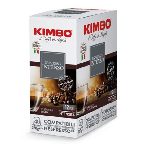 KIMBO Espresso Intenso kapsułki do Nespresso 40 kapsułek Kimbo