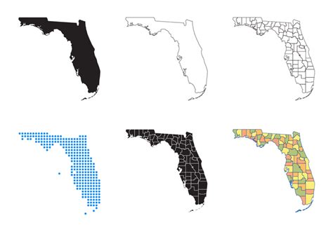 Florida Vector Map | Florida Map 2018