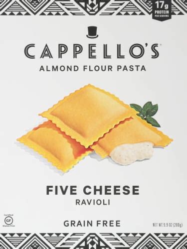 Cappello's Five Cheese Ravioli Almond Flour Pasta, 9.9 oz - Pick ‘n Save