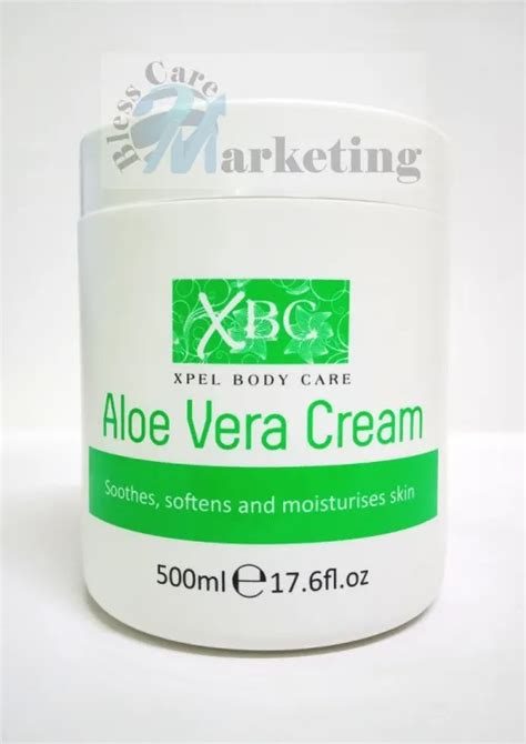 XBC XPEL BODY CARE ALOE VERA CREAM SOOTHES SOFTENS MOISTURISES SKIN