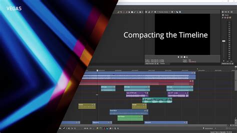 VEGAS Pro 16 Compact Timeline Tutorial 2019 YouTube