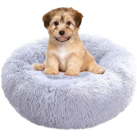 Paniers Pour Chiens Ybbt Panier Chien Chat Rond Coussin Lit Moelleux