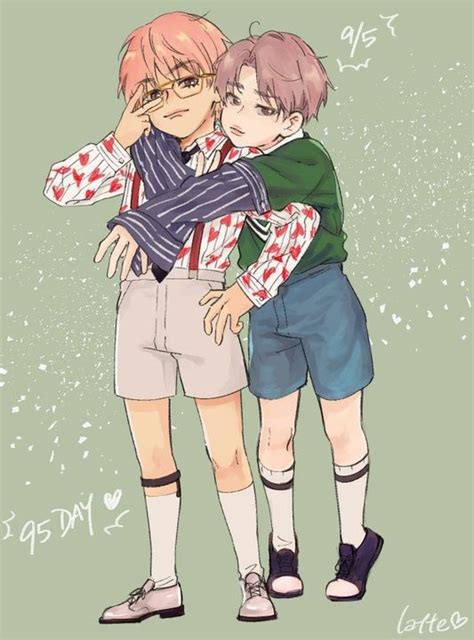 Fanarts Vmin Minv Bts Fanart Bts Chibi Bts Dibujo