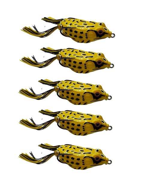 Vasadigital Soft Bait Silicone Topwater Fresh Water Frog Fishing Lure