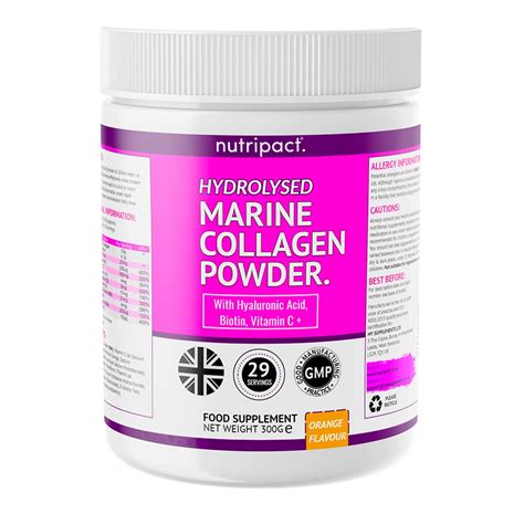 Premium Hydrolysed Marine Collagen Powder Hyaluronic Acid Biotin