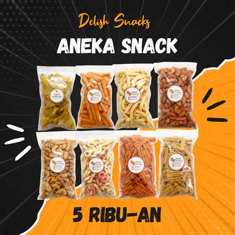 DELISH SNACKS Aneka Snack Serba 5 000 Cemilan Camilan 5 Ribu Bebas