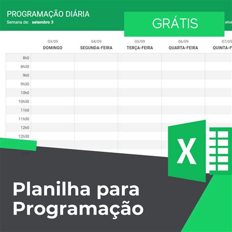 Planilha para Programação Smart Planilhas Planilha para Programação