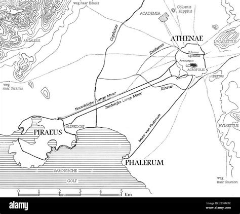 Mappa Storica Dell Antica Atene Immagini E Fotografie Stock Ad Alta