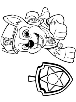 Liberty From Paw Patrol Movie Coloring Page Scribblefun Patrulha Canina