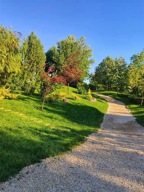 A Beautiful Walking Path In Sazova Park Japanese Garden At Eski Ehir