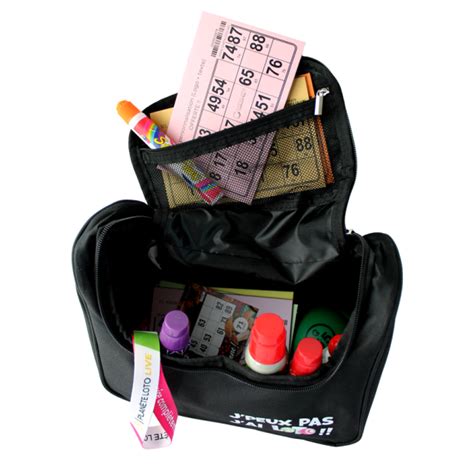 Vanity Bingo Bag I Bingo Lottery Accessories I Travel Accessories Bag⭐