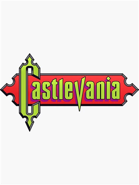 "Castlevania Logo" Sticker for Sale by WhiskeyNight | Redbubble