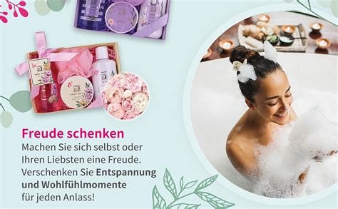 Accentra Duschset Frauen Geschenkset Olive In Sch Ner Geschenkbox