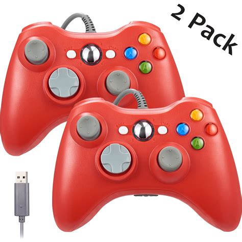 Miadore 2 Pack Xbox 360 Wired Controller USB Controller for Xbox 360 ...