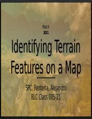 Identifying Terrain Features on a Map: A Comprehensive Guide for ...