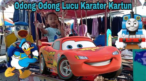 Naik Odong Odong Lucu Di Pasar Traditional Odong Odong Karakter Film