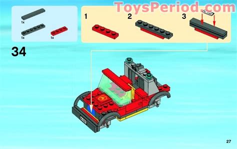 Lego 4209 Fire Plane Instructions And Parts List