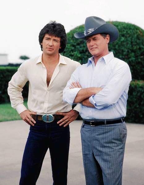 Dallas Patrick Duffy As Bobby Ewing And Larry Hagman As JR Ewing