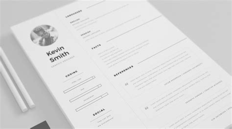 10 Gorgeous Minimalist Resume Templates The American Genius