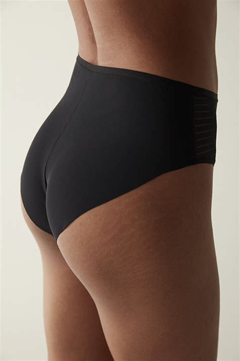 Nude Colors Highrise Black Slip PLJIDBF SK BK Black Penti