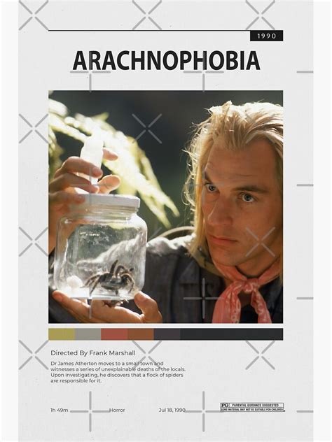 "ARACHNOPHOBIA movie poster 1990, horror" Sticker for Sale by ...