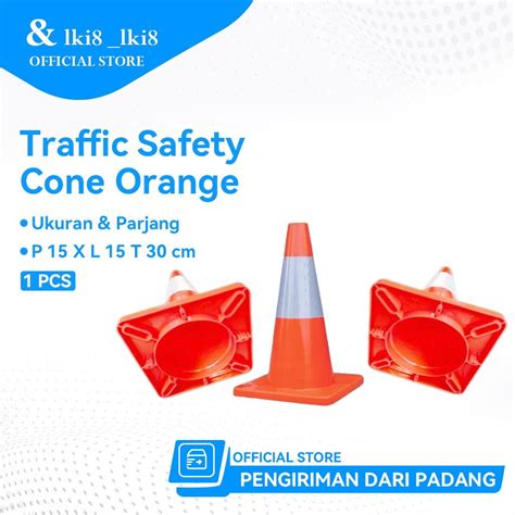 Jual Safety Traffic Cone Mini Cm Pembatas Jalan Kerucut Lalu Lintas