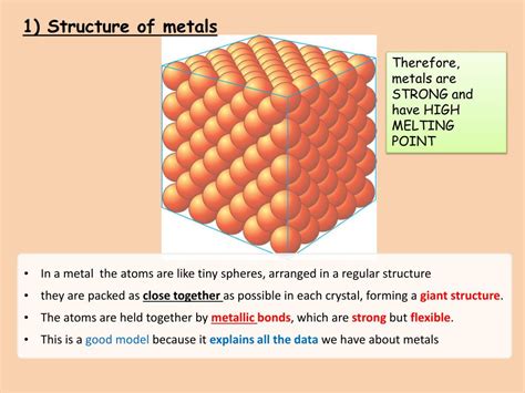 Ppt Structure And Bonding In Metals Powerpoint Presentation Free