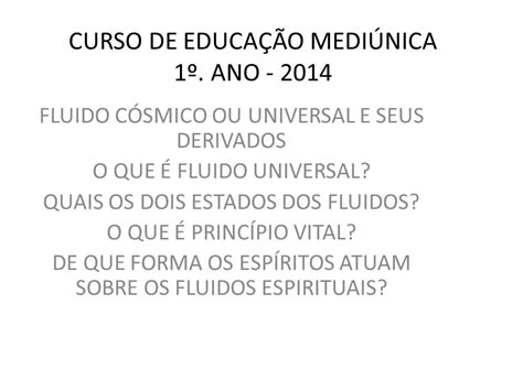 Curso De Educa O Medi Nica Ano Ppt Carregar