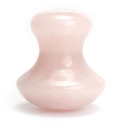 Buy Rose Quartz Mushroom Massage Stone Crystal Jade Facial Body Foot Gua Sha Tool At Affordable