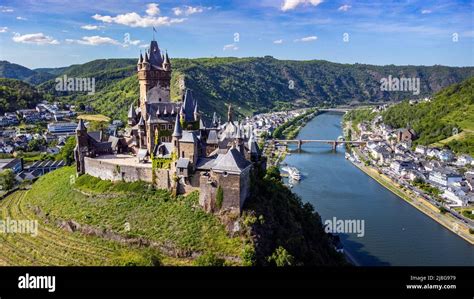 Germany mosel valley cochem castle cochem hi-res stock photography and