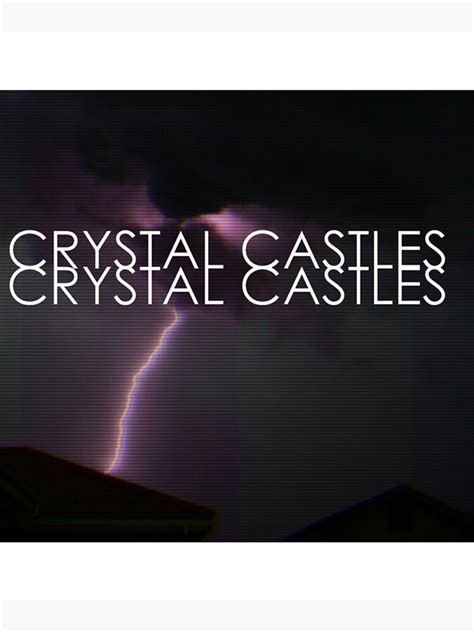 Crystal Castles 2 Poster For Sale By Selahmcorar Redbubble