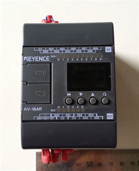 Used Keyence Kv Ar Base Unit Ac Type Input And Relay