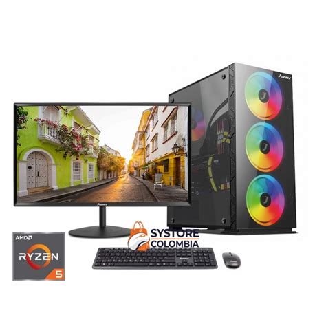 Computador Amd Ryzen 5 4600G Six Core 3 7 Ghz 8Gb Ram 512GB SSD Monitor 22