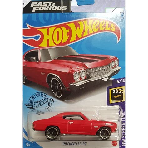 Hot Wheels Chevelle Ss Fast Furious Hw Screen Time Shopee Brasil