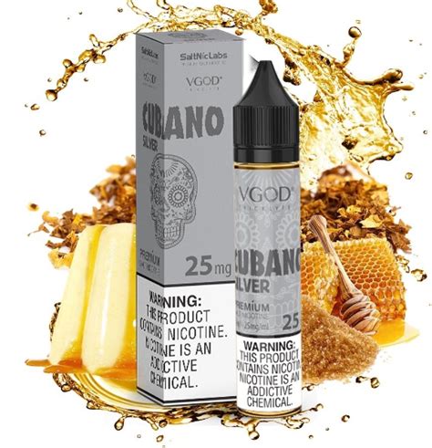 Vgod Cubano Silver Bold Creamy Cigar Salt Nic Vape Hub BD