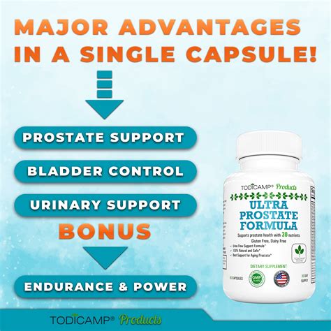 Todicamp Bladder Control Pills And Prostate Health Supplement For Men