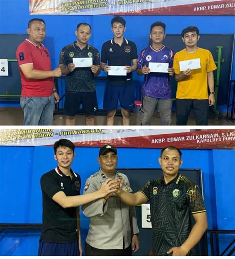 Acep Ptm Citra Keluar Sebagai Juara Turnamen Tenis Meja Kapolres