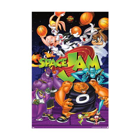 Trends International Looney Tunes Space Jam Collage Wall Poster