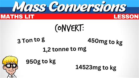 Mass Conversions Maths Lit YouTube