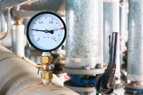 Premium Photo Pressure Gauge Showing Pressure On The Water Supply Pipe