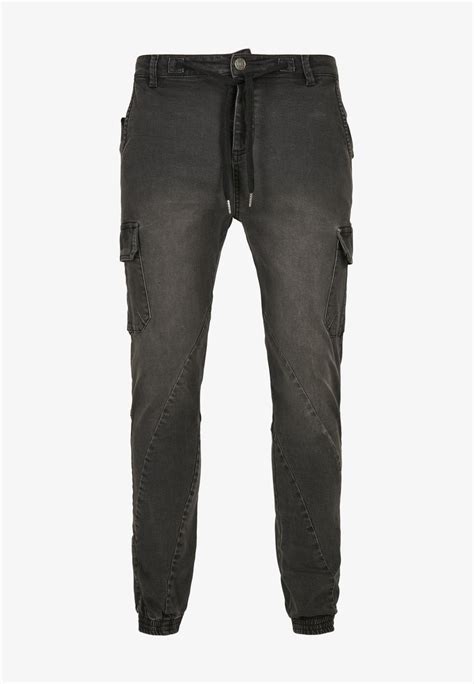 Urban Classics Jeans Tapered Fit Real Black Washed Zwart Zalando Nl