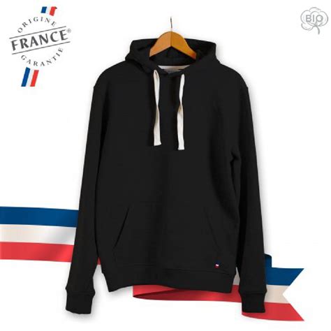 Sweat à Capuche Made In France 80 Coton Goodetik