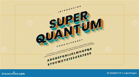 Super Quantum Vector Font Alphabet Stock Vector Illustration Of Letter Calligraphy 253063119