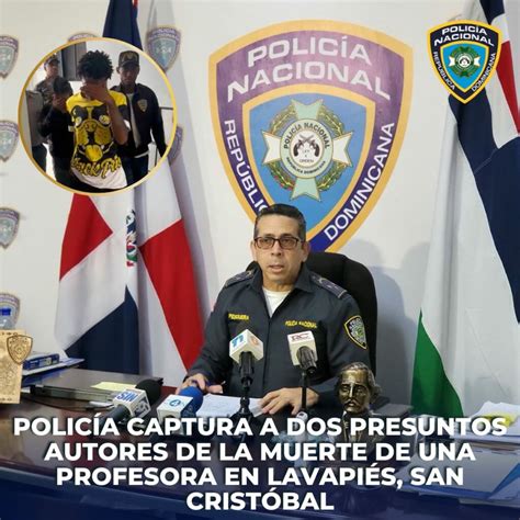 Polic A Captura A Dos Presuntos Autores De La Muerte De Una Profesora