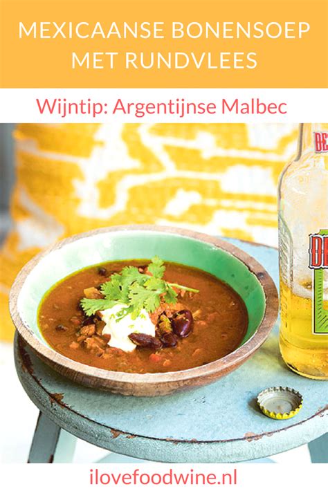 Mexicaanse Bonensoep Met Rundvlees I Love Food Wine